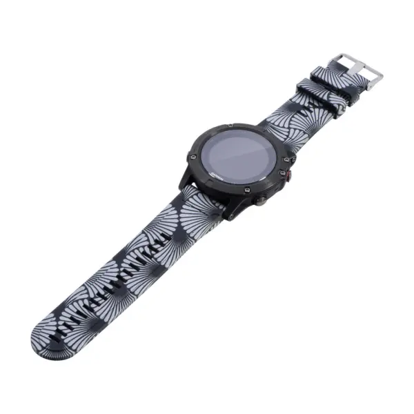 G.r41.e Main Hypno Black StrapsCo QuickFit 26 Silicone Rubber Replacement Watch Band Strap For Garmin Fenix 5X 3 3 HR