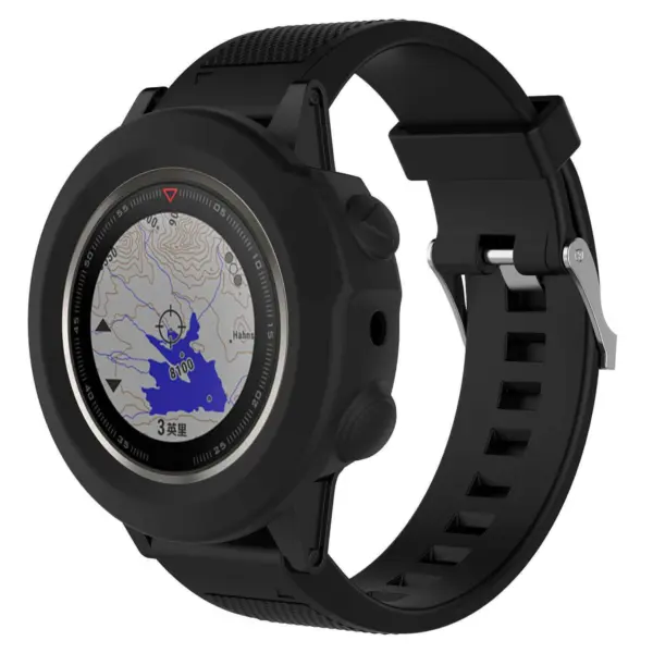 G.pc6.1 Silicone Case Fits Fenix 5x In Black