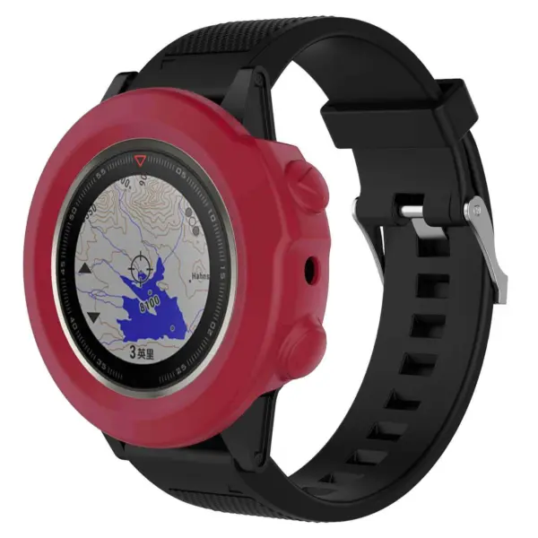 G.pc6.6 Silicone Case Fits Fenix 5x In Red
