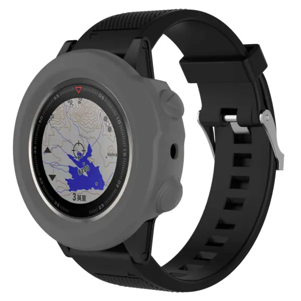 G.pc6.7 Silicone Case Fits Fenix 5x In Grey