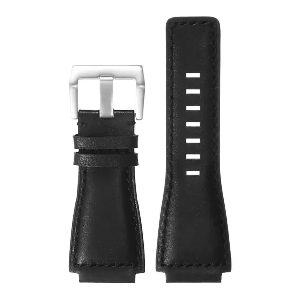 DASSARI Smooth Leather Strap for Bell & Ross, crafted from high-quality leather, 24mm width, featuring a sleek design and a polished buckle for a stylish watch upgrade