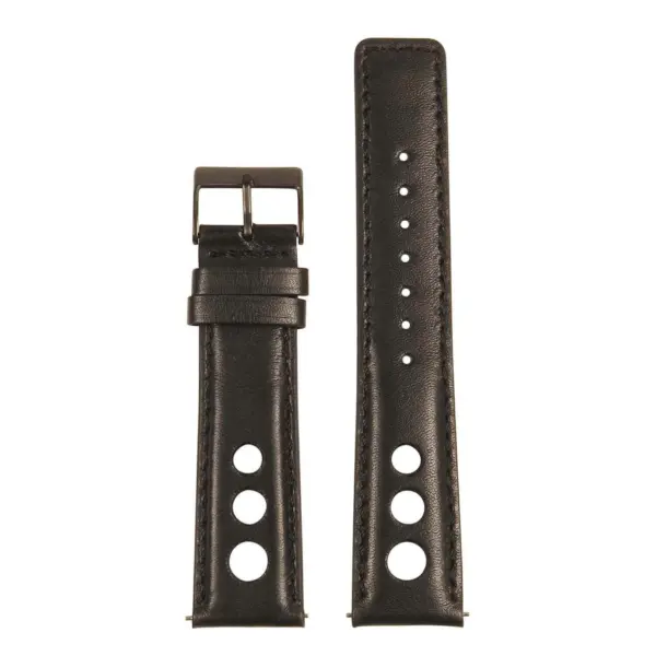 St26.1.1.mb Up Black Rally Strap With Matte Black Buckle