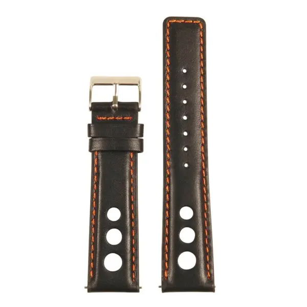 St26.1.12 Up Black & Orange Rally Strap