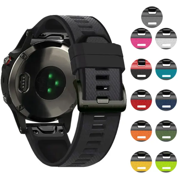 ColorBlock Endurance Strap for Garmin Fenix 6 offers durability and style. Perfect for outdoor adventures, this adjustable watch band comes in vibrant colors to match your active lifestyle